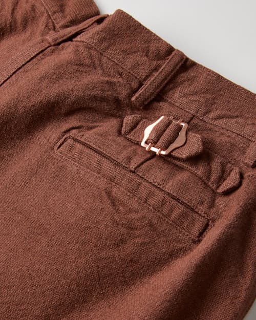 laydown detail image of Rustic Plainweave Chinos