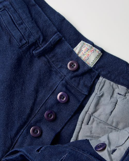 laydown detail image of Rustic Plainweave Chinos