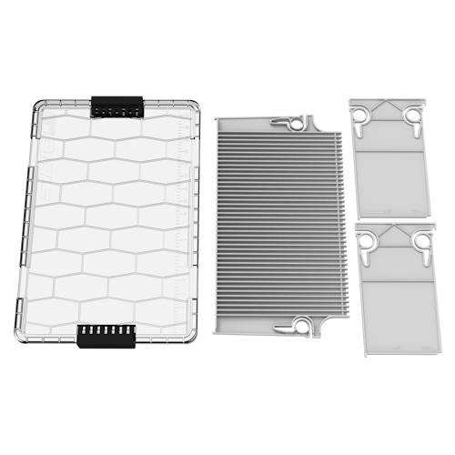 laydown image of SidioCrate Accessories Set - Half Size