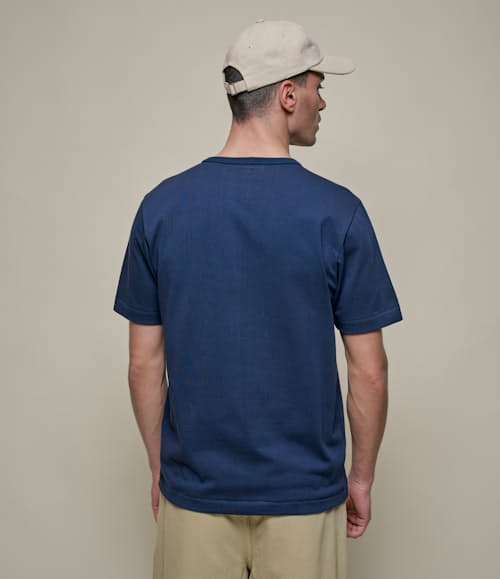 on model image of Vintage Machine Jersey T-Shirt-2M15