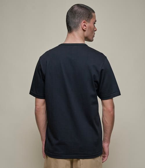 on model image of Vintage Machine Jersey T-Shirt-2M15
