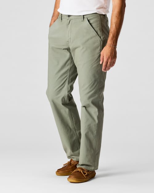 on model image of Cotton Utility Chino Pant - HB Classic