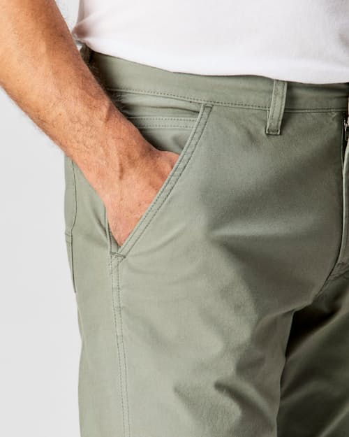 on model image of Cotton Utility Chino Pant - HB Classic