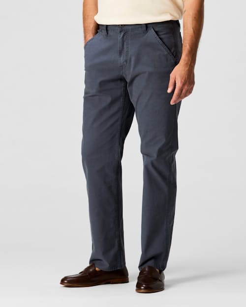 on model image of Cotton Utility Chino Pant - HB Classic