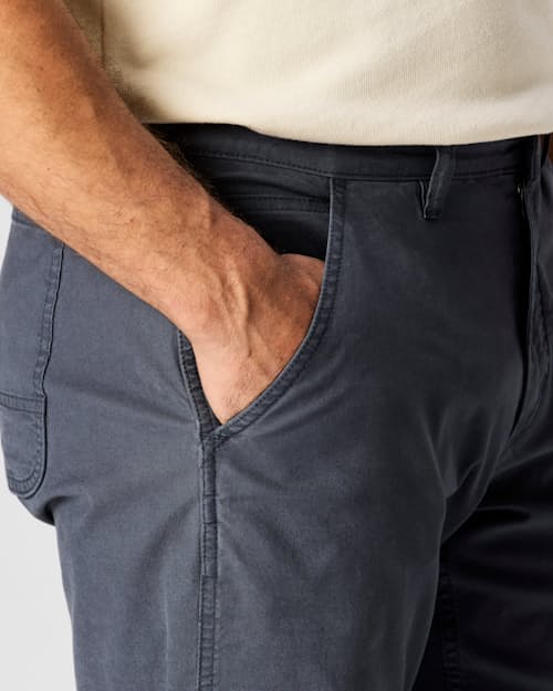 on model image of Cotton Utility Chino Pant - HB Classic