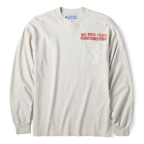 laydown image of The Nose Long Sleeve Tee