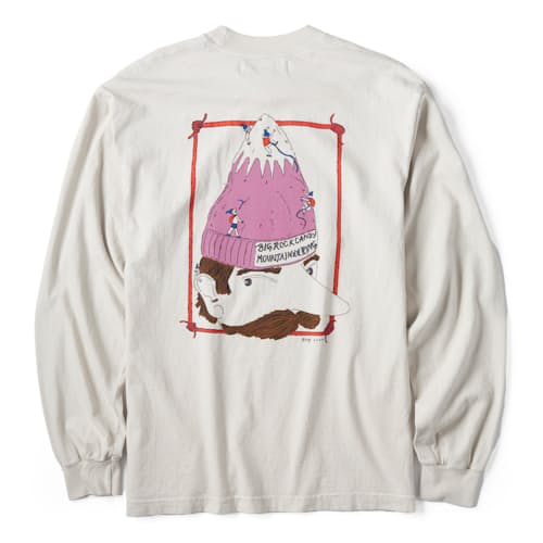laydown image of The Nose Long Sleeve Tee