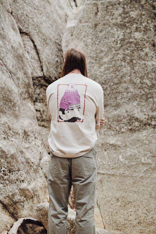 lifestyle image of The Nose Long Sleeve Tee
