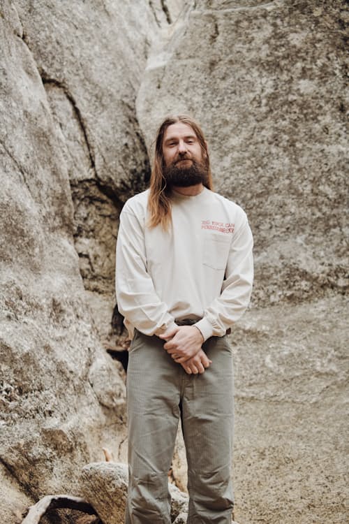 lifestyle image of The Nose Long Sleeve Tee