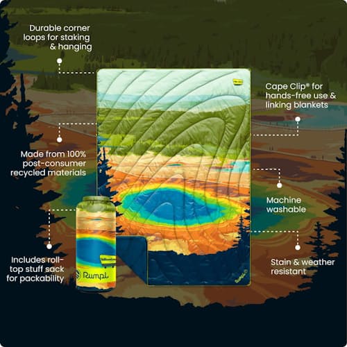 laydown detail image of The Original Puffy Blanket