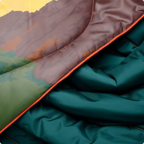 laydown detail image of The Original Puffy Blanket