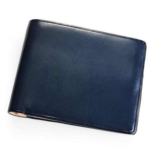 laydown image of Bi-Fold Leather Wallet