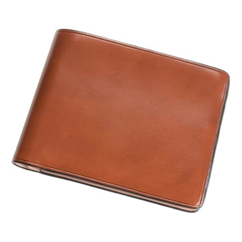 laydown image of Bi-Fold Leather Wallet