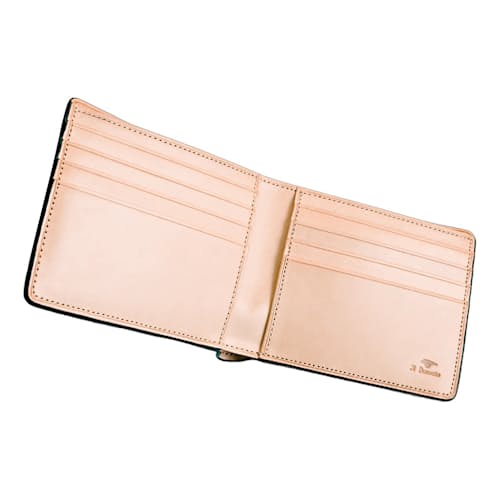 laydown image of Bi-Fold Leather Wallet