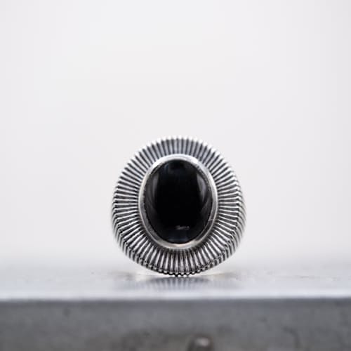 lifestyle image of Byron Ring w/Onyx
