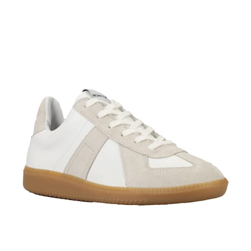 laydown image of German Athletic Trainer Leather Sneaker
