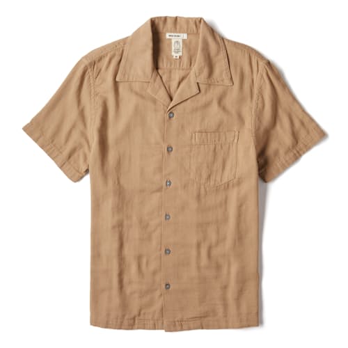 laydown image of The Wrench Gauze Camp Shirt