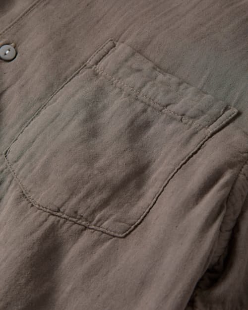 laydown detail image of The Wrench Gauze Camp Shirt