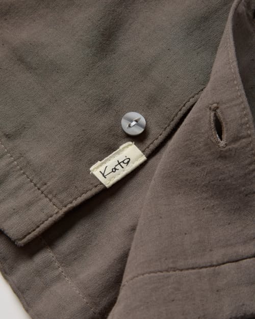 laydown detail image of The Wrench Gauze Camp Shirt