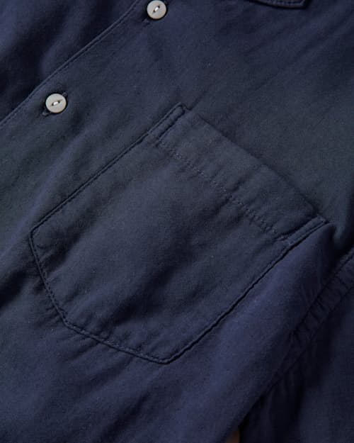 laydown detail image of The Wrench Gauze Camp Shirt