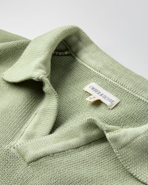 laydown detail image of Manbir Johnny Collar Polo