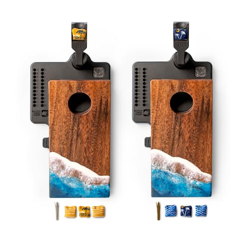 laydown image of Mini Tabletop Cornhole Game