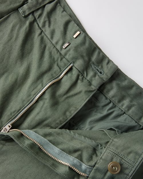 laydown detail image of Twill Pleated Shorts