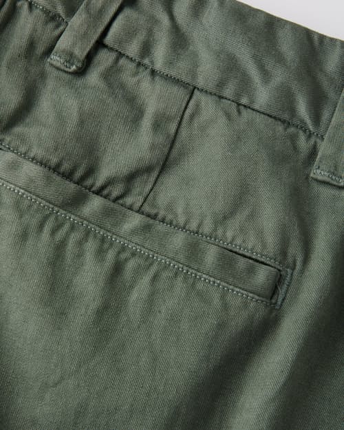 laydown detail image of Twill Pleated Shorts