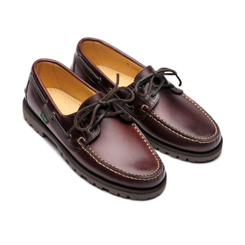 laydown image of Malo Boat Shoe