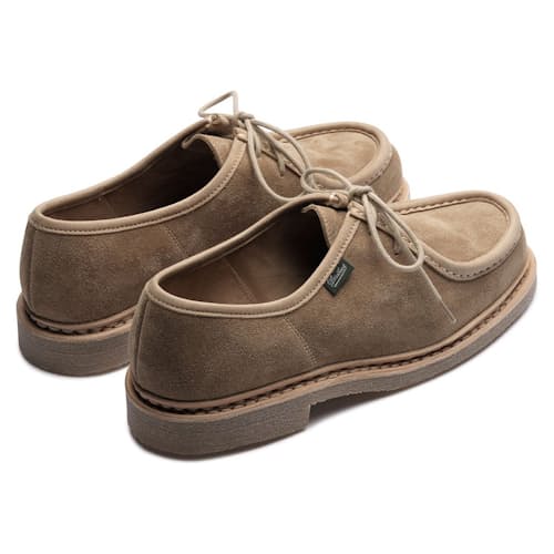 laydown image of Micka Suede Derby
