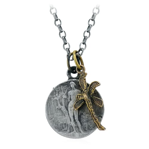laydown image of American Prayer Necklace