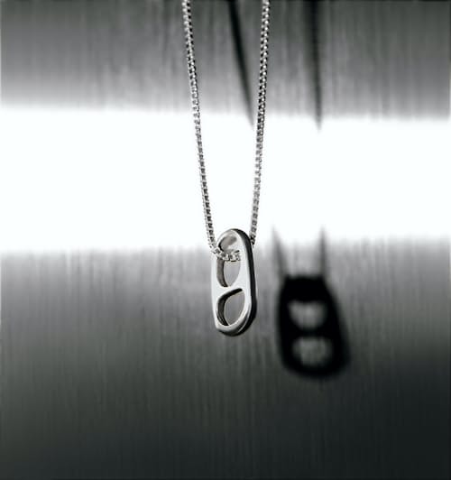 lifestyle image of Beer Can Necklace