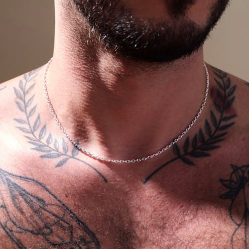 lifestyle image of Rectangular Necklace