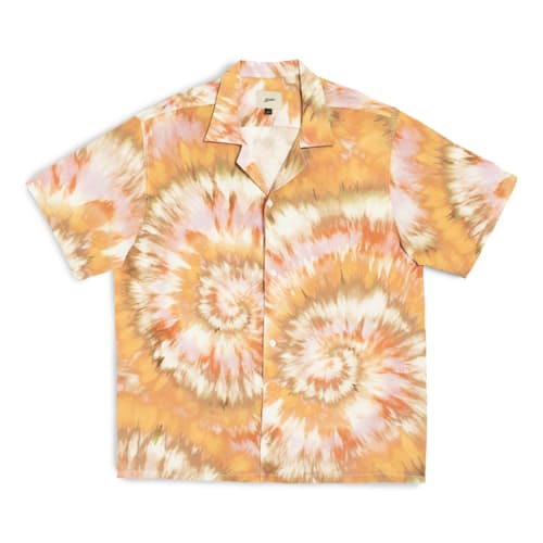 laydown image of Beach Camp Collar Short Sleeve Shirt