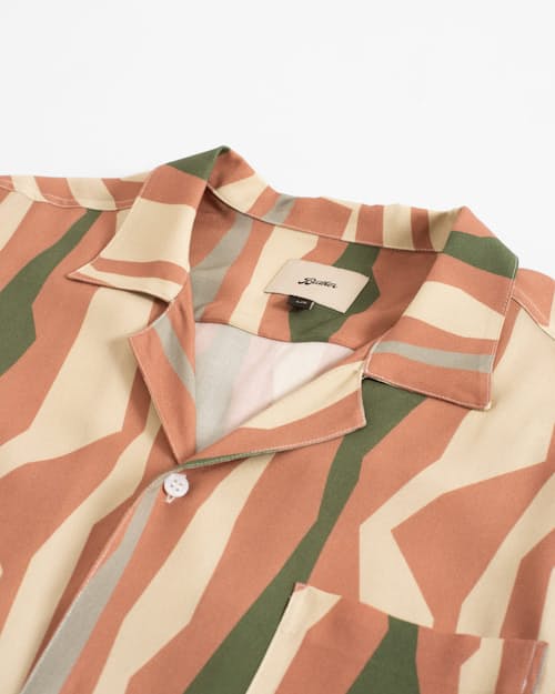 laydown detail image of Beach Camp Collar Short Sleeve Shirt