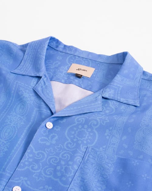 laydown detail image of Beach Camp Collar Short Sleeve Shirt