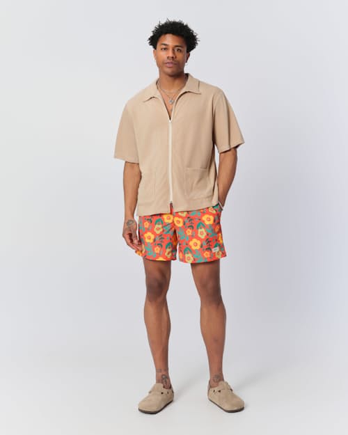 on model image of Classic Swim Shorts - 5.5"
