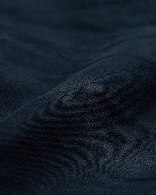 laydown detail image of Jackson Cotton Moleskin Peacoat