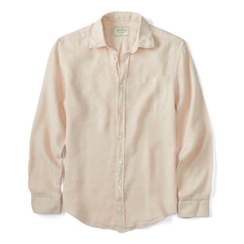 laydown image of Classic Linen Summer Shirt