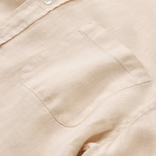 laydown detail image of Classic Linen Summer Shirt
