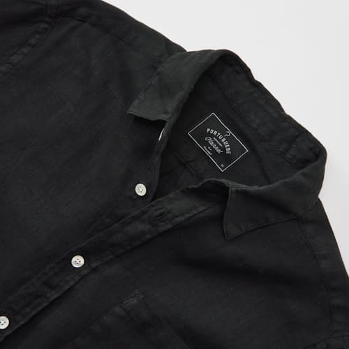 laydown detail image of Classic Linen Summer Shirt