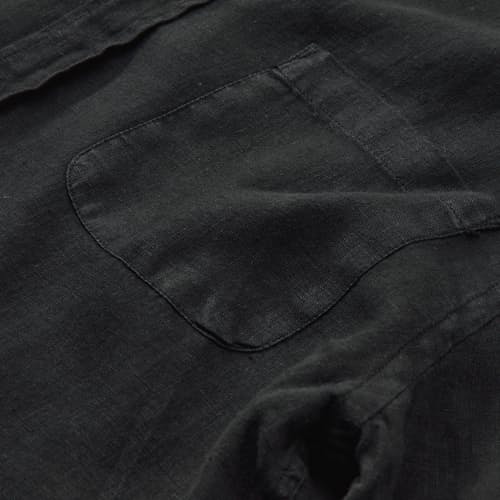laydown detail image of Classic Linen Summer Shirt