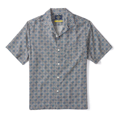 laydown image of Conte Tencel Camp Collar Shirt
