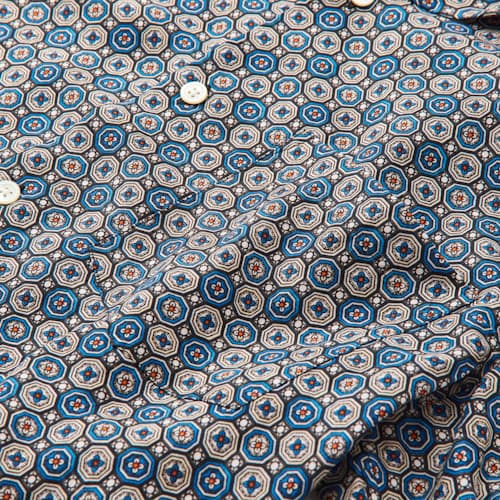 laydown image of Conte Tencel Camp Collar Shirt