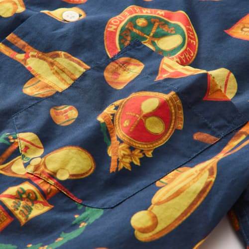 laydown detail image of Tennis Camp Collar Shirt