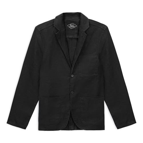 laydown image of Alta French Linen Blazer
