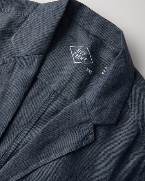 laydown detail image of Alta French Linen Blazer