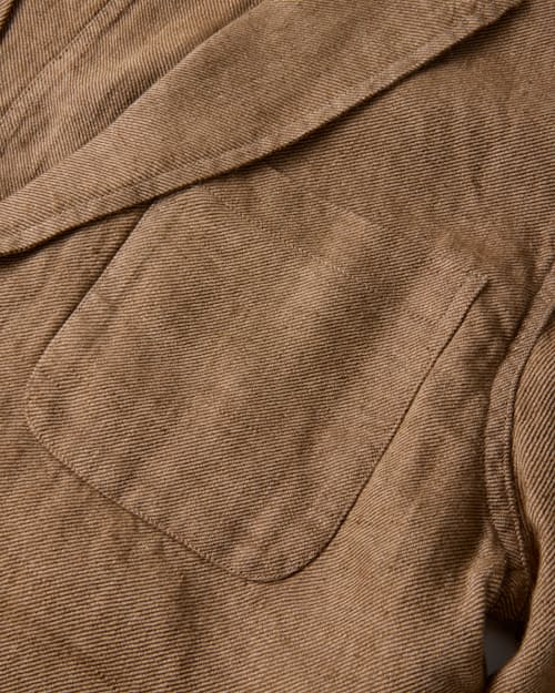 laydown detail image of Alta French Linen Blazer