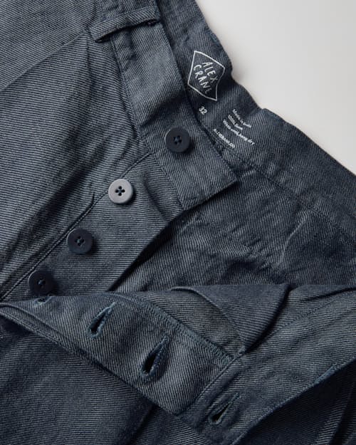 laydown detail image of Alta French Linen Trousers