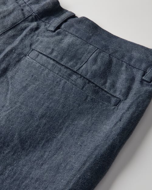 lifestyle image of Alta French Linen Trousers